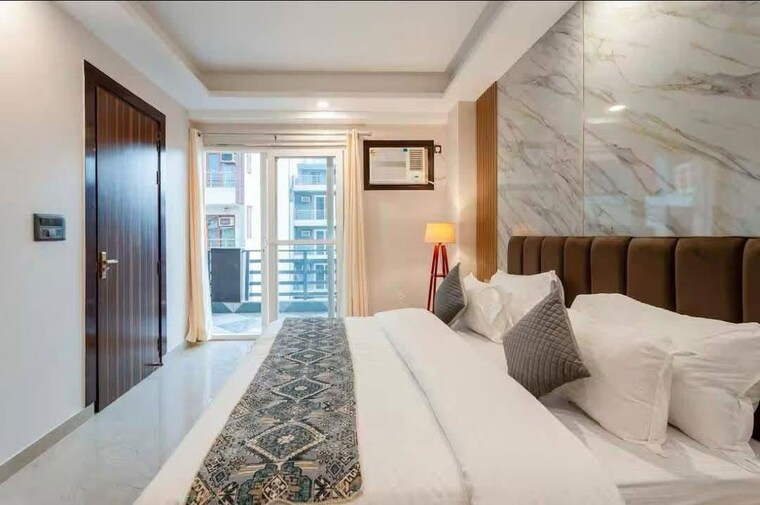 Bedroom, sector 55 1 Bedroom 600 Sq.Ft. Builder Floor In Sector 55 Gurgaon 10533716