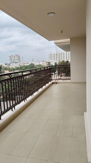 Balcony in 3.5 BHK Apartment at Hiranandani Lake Verandahs, Bilekahalli – for Sale