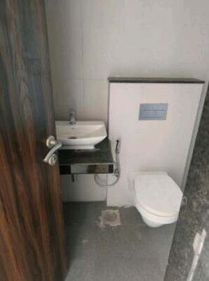 Bathroom in 2 BHK Apartment at Sheth Zuri, Laxmi Nagar – for Rent