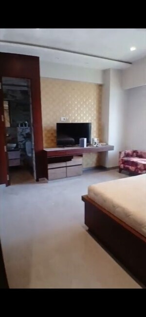 Living Room in 3 BHK Apartment at Ajmera Classique, Prabhadevi – for Rent