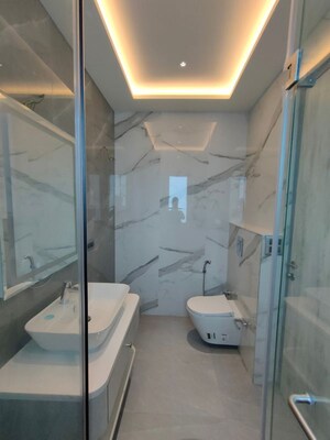 Bathroom in 4 BHK Apartment at Windsor Grande Residences, Andheri West – for Rent
