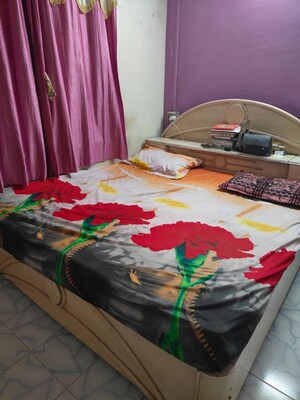 Bedroom in 3 BHK Apartment at Aniket Heights, Chinchwad – for Rent