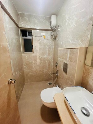 Bathroom in 2 BHK Apartment at MK Gracia, Amboli – for Rent