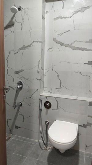 Bathroom in 2 BHK Apartment at Sheth Auris Bliss, Malad West – for Rent