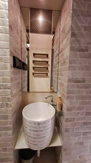Bathroom in 3 BHK Apartment at Gulmohar Road – for Rent