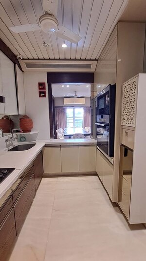 Kitchen in 3 BHK Apartment at Gulmohar Road – for Rent