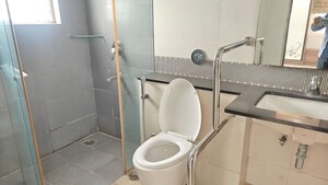 Bathroom in 3 BHK Apartment at Trendset Winz, Nanakramguda – for Rent