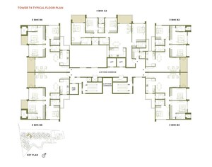Master Plan in 3 BHK Apartment at Embassy Greenshore, Devanahalli – for Sale