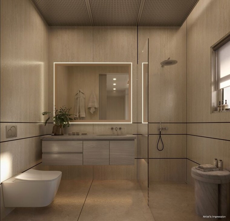 Bathroom, sobha-inizio 3 Bedroom 1021 Sq.Ft. Apartment In Parel Mumbai 10533973