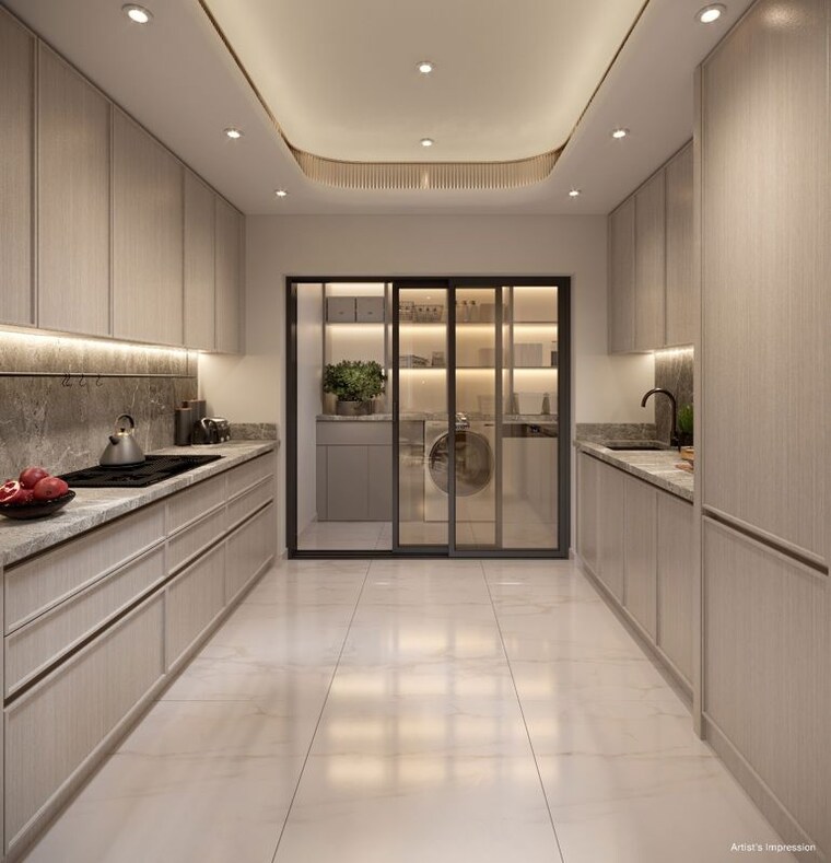 Kitchen, sobha-inizio 3 Bedroom 1021 Sq.Ft. Apartment In Parel Mumbai 10533973