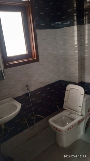 Bathroom in 1 RK Builder Floor at Vipul Square, Sushant Lok I – for Rent
