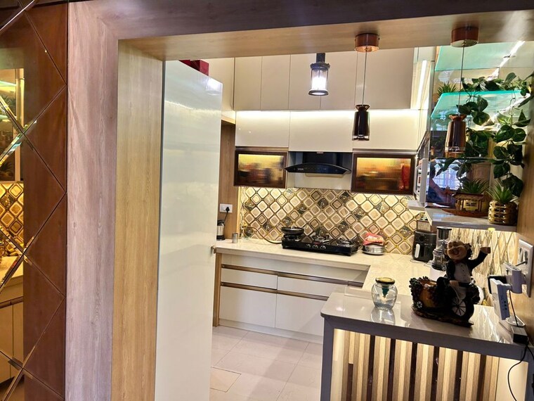Kitchen, aba-cherry-county 3 Bedroom 1205 Sq.Ft. Apartment In Tech Zone 4 Greater Noida Greater Noida 10350415