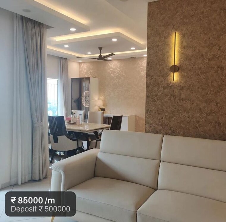 Living Room, sobha-city 3.5 Bedroom 2000 Sq.Ft. Apartment In Thanisandra Main Road Bangalore 10534034