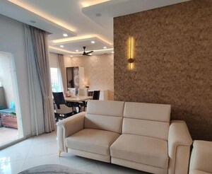 Living Room in 3.5 BHK Apartment at Sobha City, Thanisandra Main Road – for Rent
