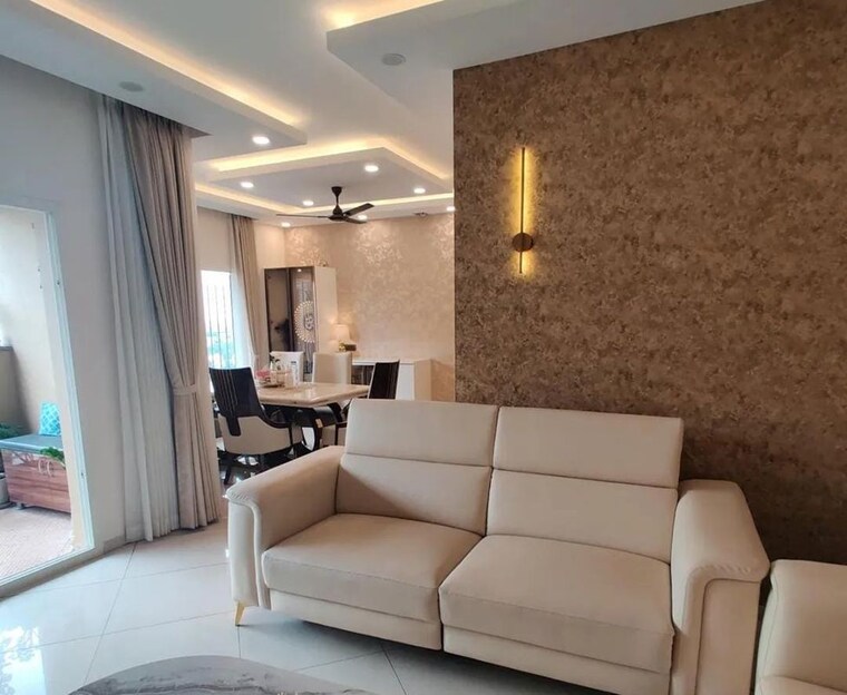 Living Room, sobha-city 3.5 Bedroom 2000 Sq.Ft. Apartment In Thanisandra Main Road Bangalore 10534034