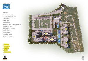 Master Plan in 2.5 BHK Apartment at Embassy Edge, Devanahalli – for Sale