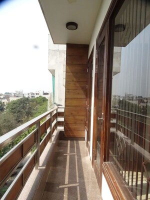 Balcony in 3 BHK Builder Floor at Chittaranjan Park – for Rent