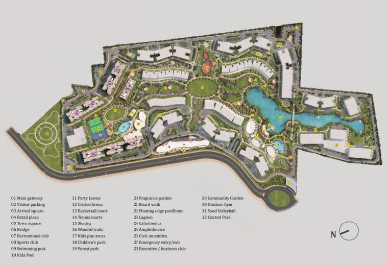 Master Plan, birla-trimaya 2 Bedroom 1185 Sq.Ft. Apartment In Devanahalli Bangalore 10529186