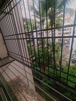 Balcony in 1 BHK Apartment at Anita Nagar Chs, Kandivali East – for Rent