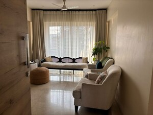 Living Room in 2 BHK Apartment at Khar West – for Rent