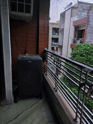 Balcony in 3 BHK Builder Floor at Uttam Nagar – for Rent