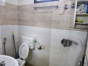 Bathroom in 3 BHK Builder Floor at Uttam Nagar – for Rent