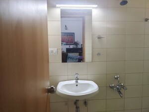 Bathroom in 2.5 BHK Apartment at Mantri Celestia, Gachibowli – for Rent