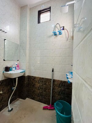 Bathroom in 1 RK Builder Floor at Uttam Nagar – for Rent