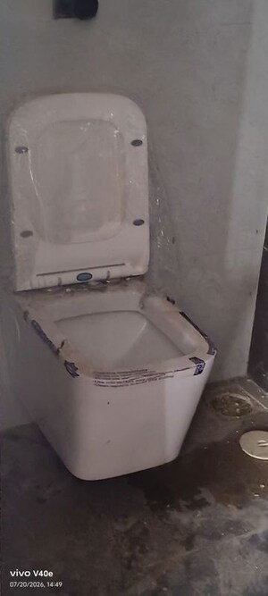 Bathroom in 2 BHK Apartment at Om Sai City Dombivli, Nilje Gaon – for Rent
