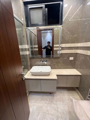 Bathroom in 3 BHK Builder Floor at Chittaranjan Park – for Sale