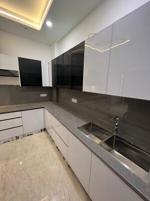 Kitchen in 3 BHK Builder Floor at Chittaranjan Park – for Sale