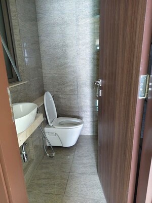 Bathroom in 2 BHK Apartment at Sheth Auris Serenity Tower 3, Malad West – for Rent