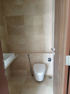 Bathroom in 2 BHK Apartment at Sheth Auris Serenity Tower 3, Malad West – for Rent