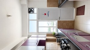 Kitchen in 3 BHK Apartment at Aditya Royal Height, Vrindavan Yojna – for Rent