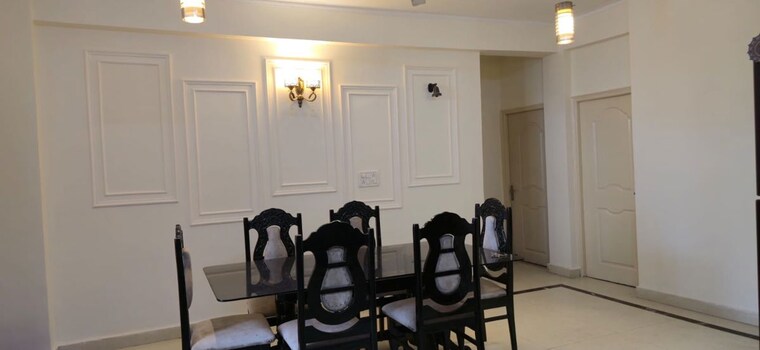 Dining area, aditya-palm-court 4 Bedroom 2600 Sq.Ft. Penthouse In Vip Road Zirakpur 10534404