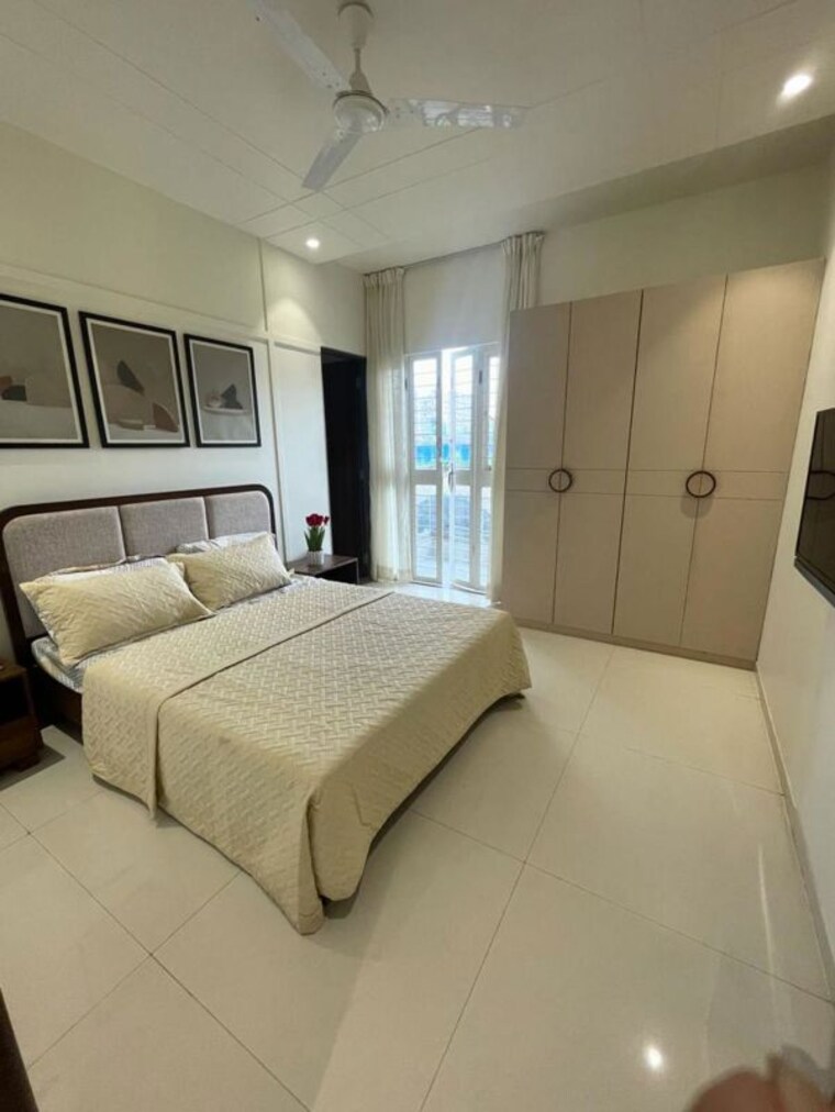 Bedroom, divine-palm-springs 3 Bedroom 1040 Sq.Ft. Apartment In Wakad Pune 10534422