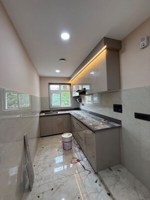 Kitchen in 3 BHK Builder Floor at Vasant Kunj Enclave – for Rent