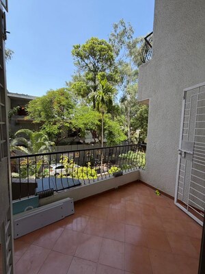 Balcony in 2 BHK Apartment at Sindh Society, Aundh – for Rent