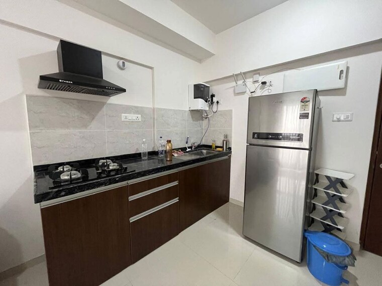 Kitchen, gera-world-of-joy Studio 550 Sq.Ft. Apartment In Kharadi Pune 10534520