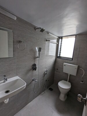 Bathroom in 2 BHK Apartment at Nahars Everest, Versova – for Rent