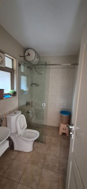 Bathroom in 3 BHK Apartment at Fortaleza CHSL, Kalyani Nagar – for Rent
