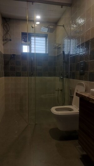 Bathroom in 4 BHK Builder Floor at Jubilee Hills – for Rent