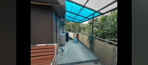 Balcony in 2 BHK Apartment at Kalpataru Paramount, Kapur Bawdi – for Rent