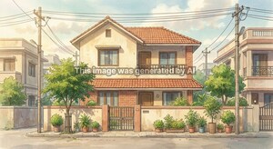  Independent House – Exterior View View at Sonari - for Sale