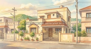  Independent House – Exterior View View at Okha - for Sale
