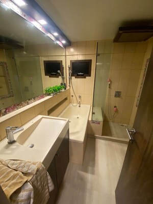 Bathroom in 2 BHK Apartment at Versova – for Rent