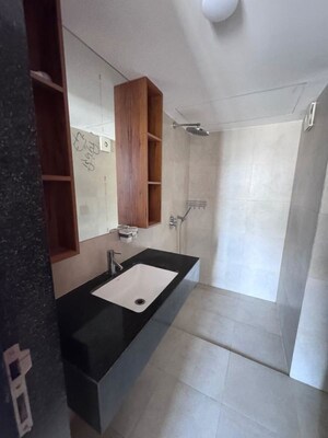 Bathroom in 1 BHK Apartment at Lodha Belmondo, Gahunje – for Rent