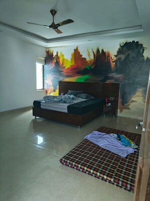 Bedroom in 4 BHK Builder Floor at Green Fields Colony – for Sale