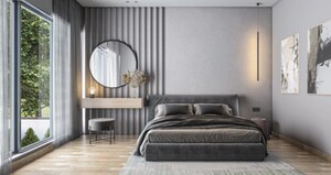 Bedroom in 4 BHK Villa at Sattva La Vita, Hennur – for Sale