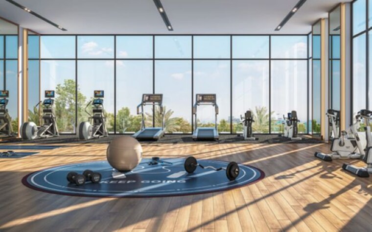 Gym, sattva-la-vita 4 Bedroom 3255 Sq.Ft. Villa In Hennur Bangalore 10535041